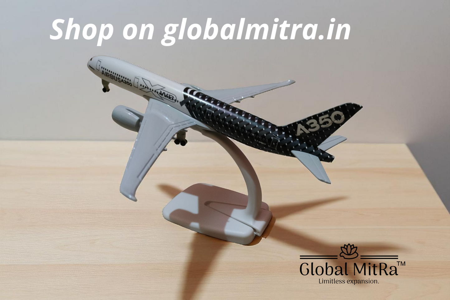 Airbus A350 XWB Aircraft Model – 20cm Diecast Collectible Plane with Display Stand | Global MitRa