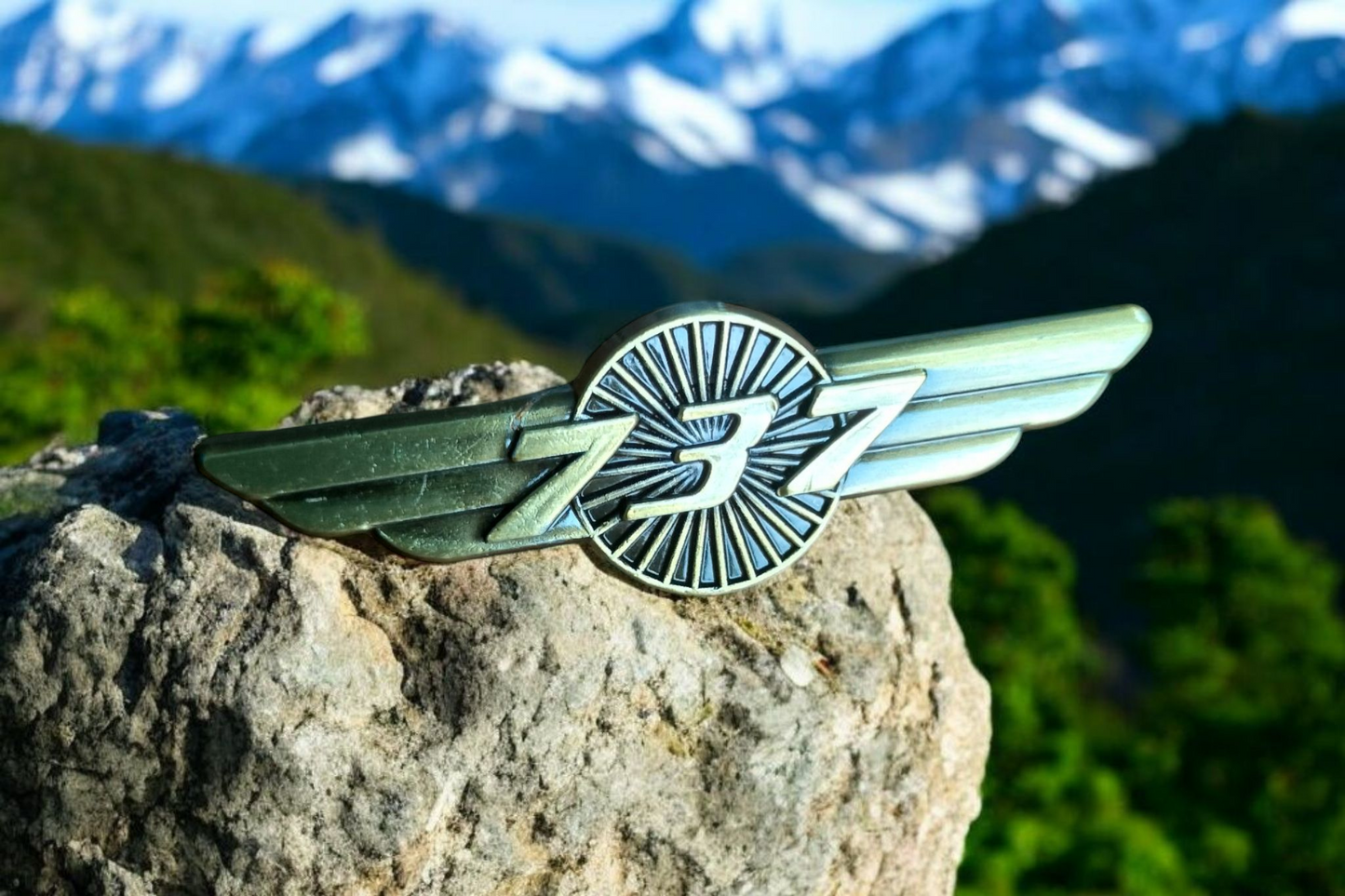 Boeing 737 Lapel Pin – Premium Metal Wings Badge for Aviation Enthusiasts