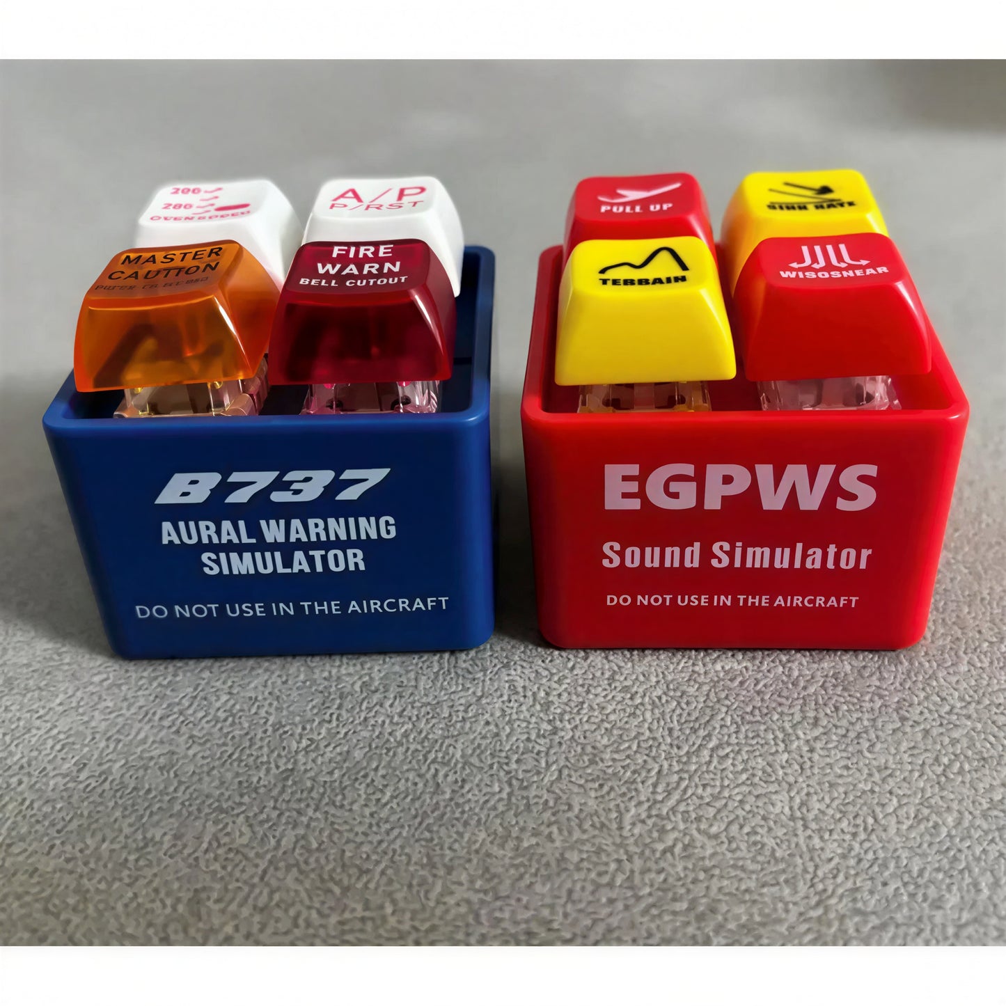Aviation Warning Simulator Combo | B737 Aural Warning + EGPWS Sound Simulator | Aviation Collectible | Global MitRa