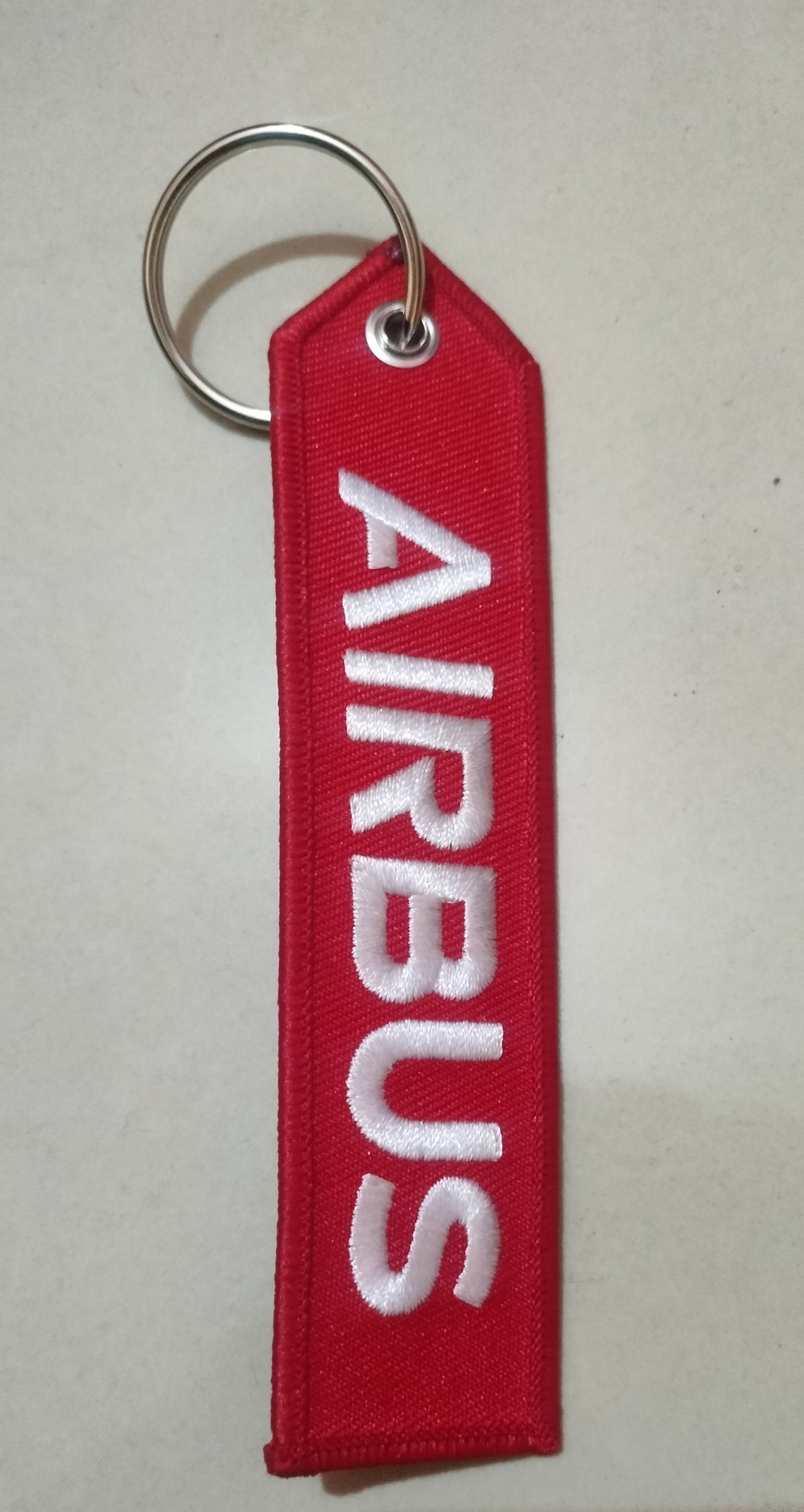 Mit Keychain Airbus embroidery keychain Red – Global MitRa