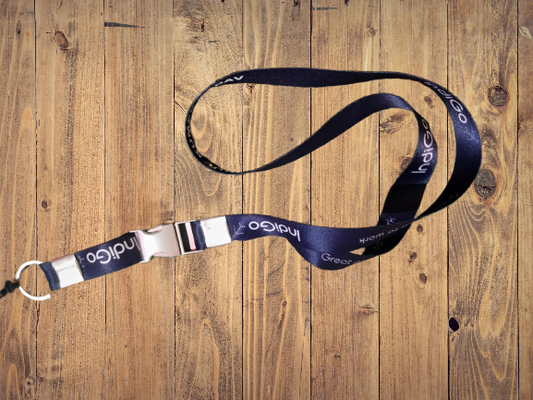 IndiGo customised Lanyard with metal buckle