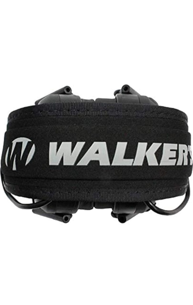 Walker's GWP Razor Slim Ear Protection Muffs With NRR 23dB, Black