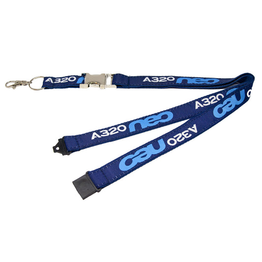 Airbus A320 neo Lanyard ( Navi blue)