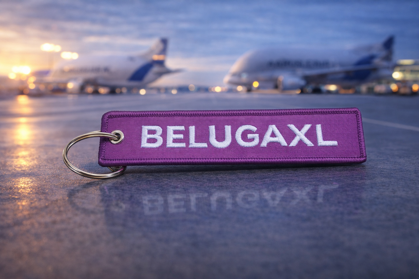 Airbus BelugaXL Keychain | Aircraft Keyring Tag | Aviation Keychain India | Pilot Gift | Global MitRa