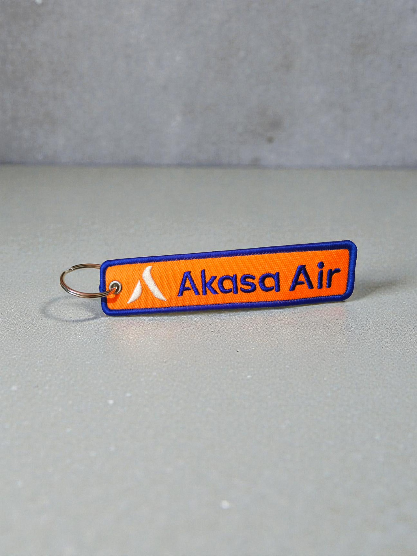 Akasa Air Embroidered Keychain Tag | Aviation Remove Before Flight Style Tag – Global MitRa
