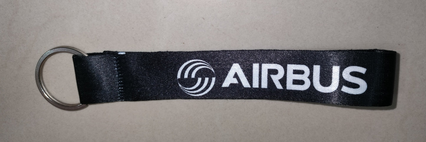Premium Satin Aviation Aircraft Keychain – Airbus, Boeing, Diamond aircraft Logo Strap Keyring for Pilots & AME | Global MitRa
