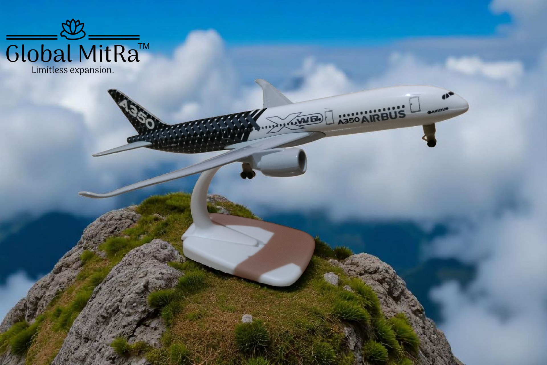 Airbus A350 XWB Aircraft Model – 20cm Diecast Collectible Plane