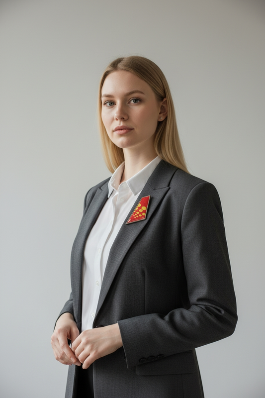 SpiceJet Tail Lapel Pin | Premium Airline Aviation Badge for Pilots & Crew – Global MitRa