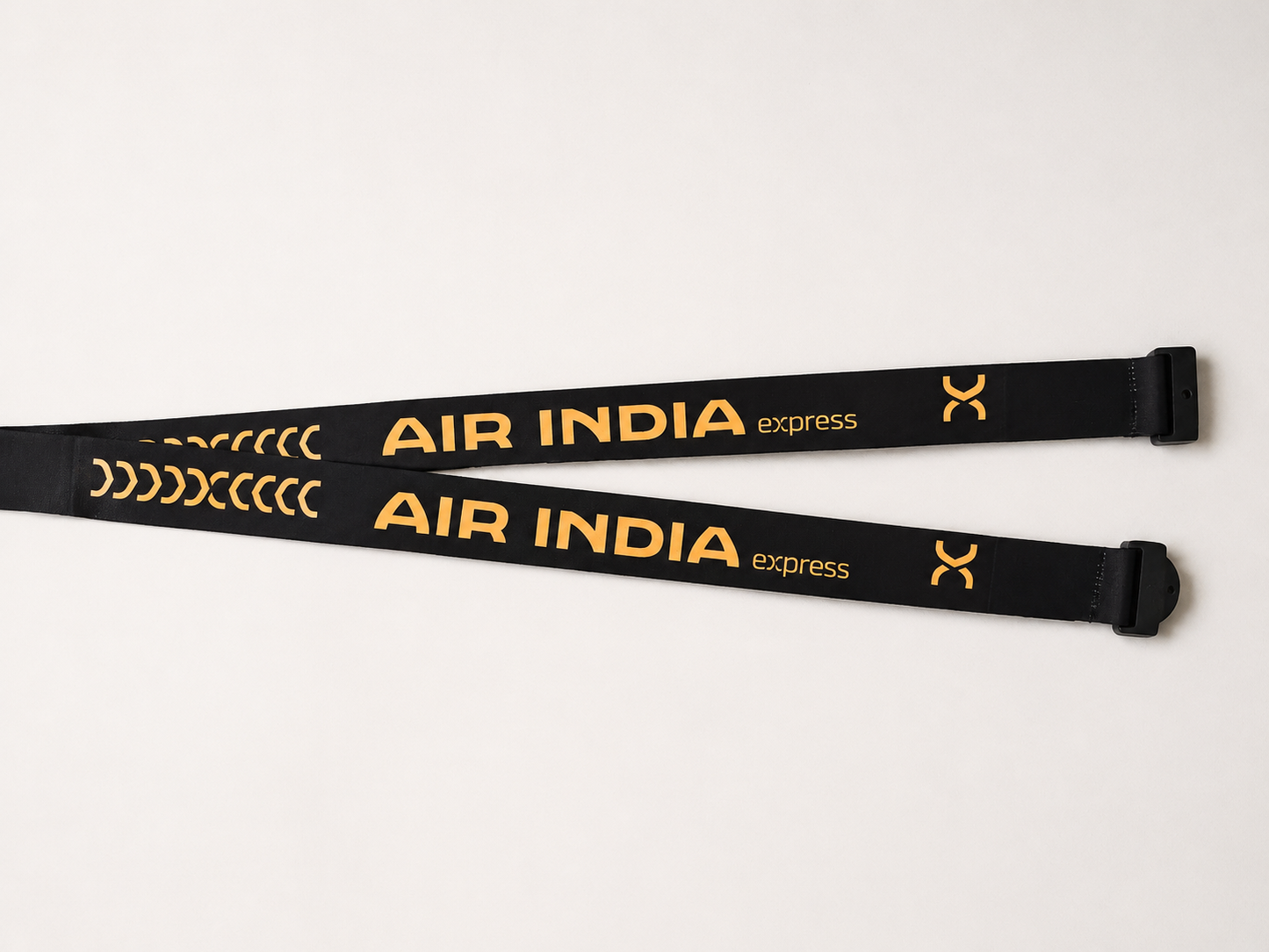 Air India Express Premium Aviation Lanyard with Metal Buckle & Safety Breakaway | Airline Crew, Pilot, AME ID Card Holder | Global MitRa