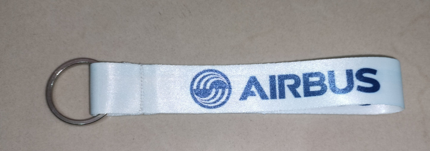 Premium Satin Aviation Aircraft Keychain – Airbus, Boeing, Diamond aircraft Logo Strap Keyring for Pilots & AME | Global MitRa
