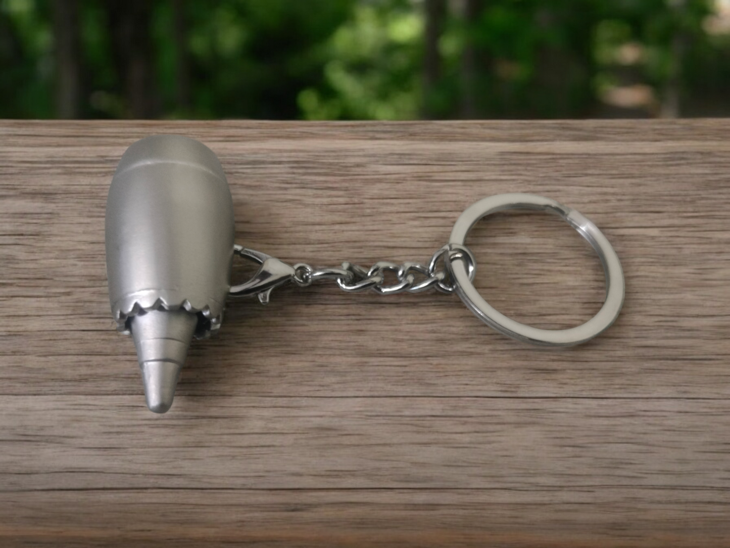 Aircraft Engine Keychain