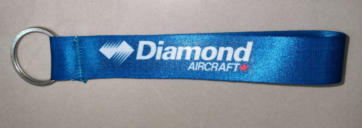 Premium Satin Aviation Aircraft Keychain – Airbus, Boeing, Diamond aircraft Logo Strap Keyring for Pilots & AME | Global MitRa