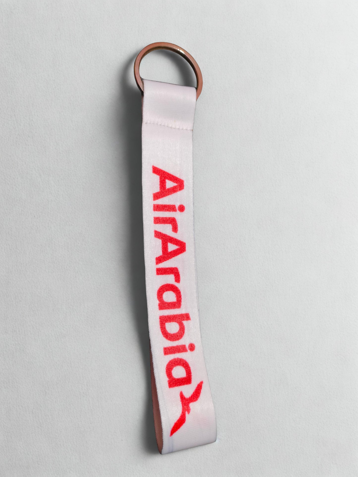Air Arabia Satin Keychain – Premium Airline Lanyard Keyring