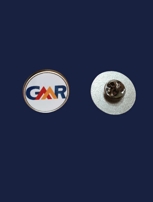 GMR Lapel Pin – 25 mm Premium Metal Badge | Global MitRa