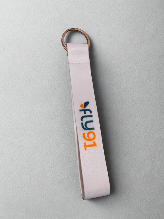 Fly91 Satin Keychain – Premium Airline Lanyard Keyring