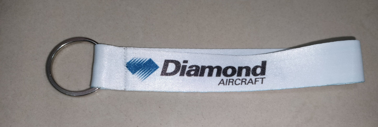 Premium Satin Aviation Aircraft Keychain – Airbus, Boeing, Diamond aircraft Logo Strap Keyring for Pilots & AME | Global MitRa