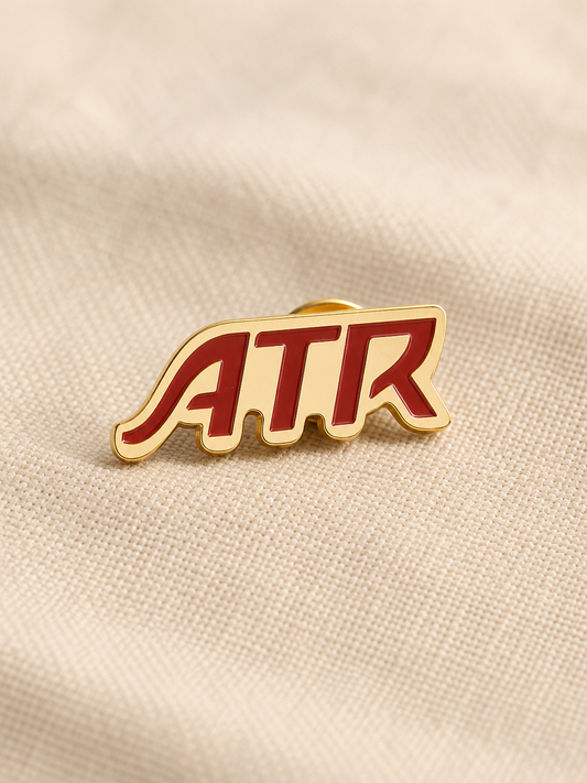 ATR Logo Lapel Pin – Premium Aviation Pin Badge for Pilots, AME & Aviation Lovers