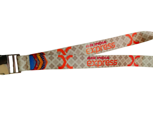Air India Express branded lanyards 