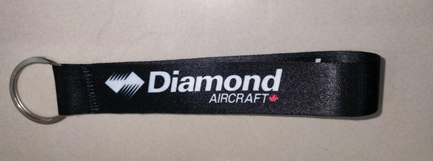 Premium Satin Aviation Aircraft Keychain – Airbus, Boeing, Diamond aircraft Logo Strap Keyring for Pilots & AME | Global MitRa